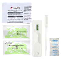 Test rapide d'antigène du virus de la panleucopénie féline (FPV) pour échantillons fécaux de chat