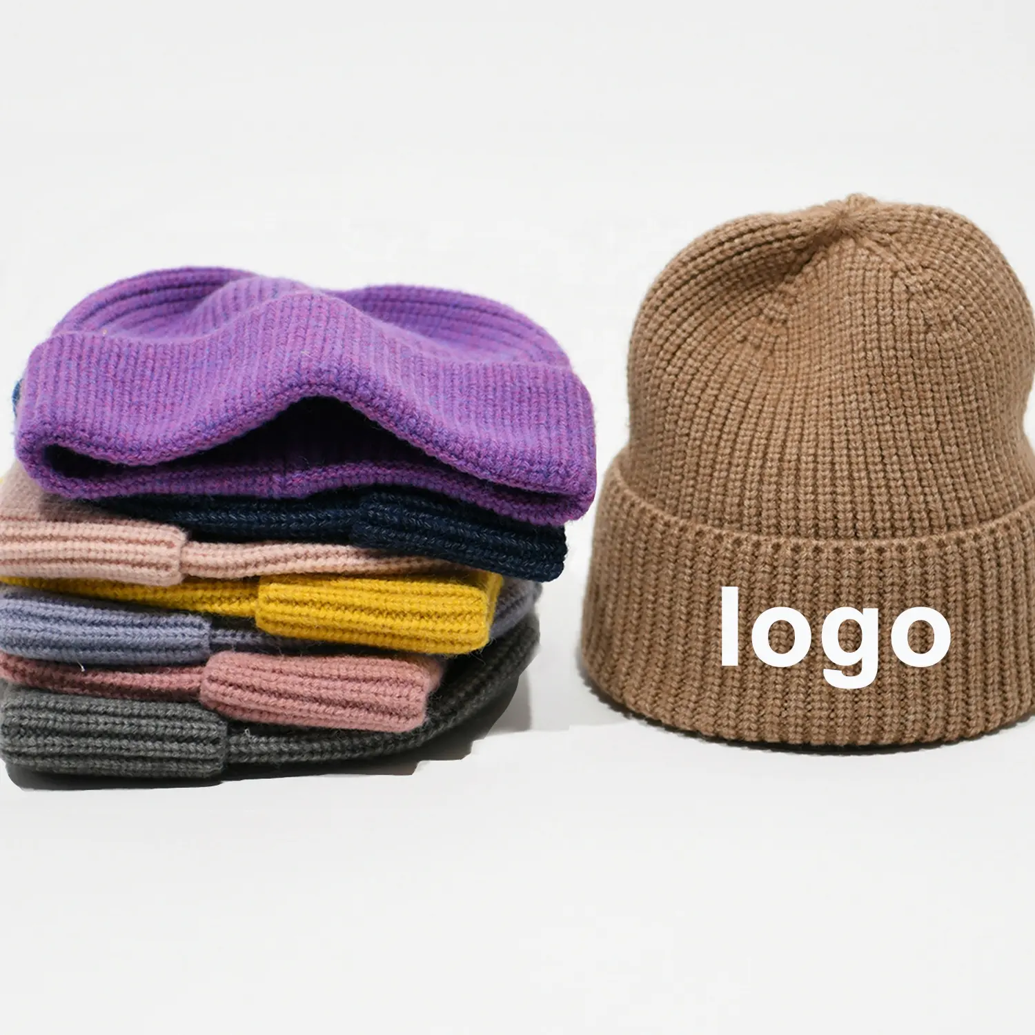 Лыжная шапка унисекс в стиле хип-хоп с манжетами, складывающаяся, крупная, Спортивная, теплая зимняя шапка рыбаков с логотипом на заказ