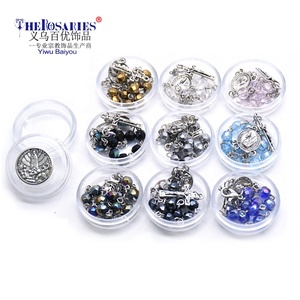 Bracelet <span class=keywords><strong>de</strong></span> prière en cristal <span class=keywords><strong>de</strong></span> Rosario <span class=keywords><strong>de</strong></span> <span class=keywords><strong>Fatima</strong></span>, croix religieuse, cadeau <span class=keywords><strong>de</strong></span> catholicisme, chapelet - Product Image 1