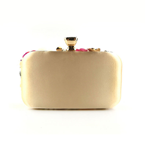 Frizioni donna alla moda decorazione floreale di lusso fatto a mano con perline <span class=keywords><strong>da</strong></span> <span class=keywords><strong>sera</strong></span> borsa a tracolla a catena - Product Image 3