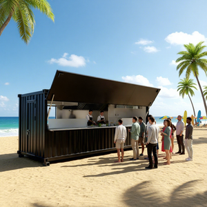 Cocina Modular en Contenedor, Diseño Eficiente y que Ahorra Espacio, Tienda en Contenedor de Envío, Bar con Equipamiento de Restaurante - Product Image 1