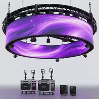 Écran LED incurvé intelligent P1.9/P2.6/P3.9-Location intérieure/extérieure pour événements, panneau mural vidéo jamais noir