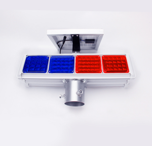 جديد رخيصة الشمسية ضوء وماض مصباح إشارة الأحمر الأزرق الشمسية وامض العنبر الخفيفة - Product Image 1