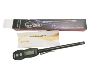 Thermomètre numérique instantané pour aliments-Thermomètre à viande à lecture instantanée avec écran LCD pour la cuisson, le barbecue et la fabrication de bonbons - Product Image 6