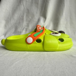 Ciabatte con stampa animalier da donna, estive, traspiranti, con punta tonda in plastica, suola da 15 mm, intersuola in EVA, tomaia in PVC - Product Image 1