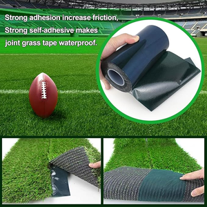 Không thấm nước vườn Golf Bóng đá lĩnh vực nối sửa chữa màu xanh lá cây Thảm cỏ nhân tạo tự dính tổng hợp Turf seaming Băng - Product Image 3