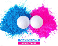 Balles de golf révélatrices de sexe Ensemble de balles de golf explosives Fille ou garçon Idées de révélation de bébé Décorations révélation de sexe Explosion de poudre