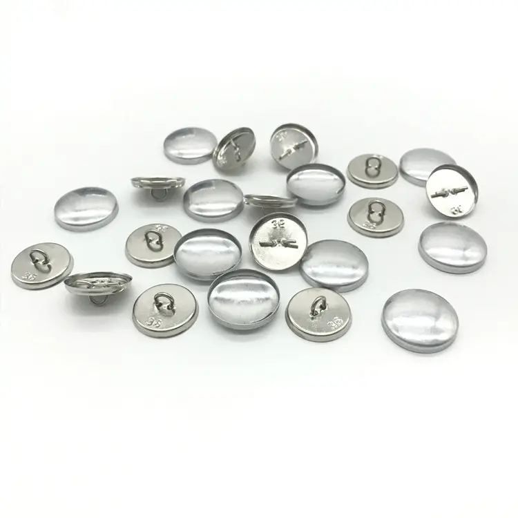 sofa accessories factory supply high quality fabric iron sofa button covering