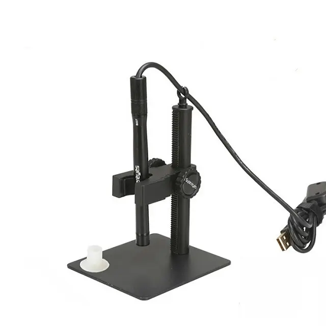 Heißer Verkauf Echt 300X 2MP USB Industrie Tragbare Elektron Video Digital Mikroskop Mit Stand Gebaut In LED