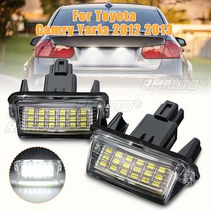2X Éclairage de plaque d'immatriculation de voiture sans erreur à 18 LED pour Toyota Yaris Vitz Camry Hybrid Corolla Avensis SAI Noah C Verso S - Product Image 1