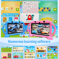 Tablet PC Anak Baru 7-Inci dengan Memori 2GB Mendukung IWAWA WIFI Quad Core untuk Tujuan Edukasi
