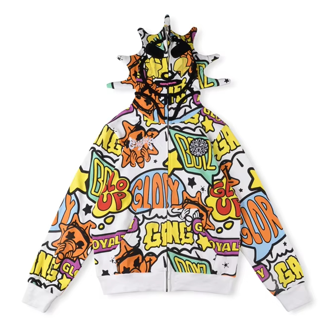 glo 【Swag】Kouga キャラクターデザインフーディ 人気/関税送料込/正規店輸入品】Glo Gang フーディー パーカー (Glo