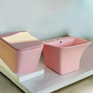 כיור רניט סניטרי פנימי כביסה ביתית מרובעת כיור צבע אסלה אמבטיה קלאסיים כיורי מגב כיורי דלפק
