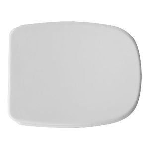 Asiento de inodoro termoestable D301 con doble bisagra, blanco, 48 cm de largo, 39 cm de ancho - Product Image 1