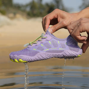 รองเท้าห้านิ้วแบบสวมใส่กลางแจ้ง หน้าผ้าตาข่าย พื้นรองเท้า EVA สำหรับผู้ชายและผู้หญิง-พื้นรองเท้าด้านนอกทำจากยางธรรมชาติ ระบายอากาศได้ดี แห้งเร็ว เหมาะสำหรับฤดูร้อน - Product Image 4