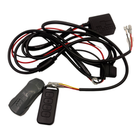 Accessoires d'éclairage automobile 2026 avec fonctions de feux de route et de croisement commutables, 12V, livré avec télécommande sans fil et relais