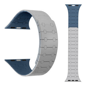 สายรัดข้อมือแม่เหล็กซิลิโคนระดับพรีเมียมใหม่สำหรับ <span class=keywords><strong>Apple</strong></span> <span class=keywords><strong>Watch</strong></span> Series Ultra 8 <span class=keywords><strong>7</strong></span>สายนาฬิกาแม่เหล็ก45มม. สำหรับ <span class=keywords><strong>Apple</strong></span> <span class=keywords><strong>Watch</strong></span> 49มม. - Product Image 1