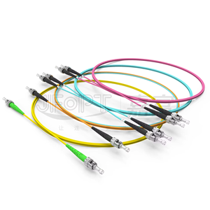 Multimode Duplex <span class=keywords><strong>ST</strong></span> UPC <span class=keywords><strong>ST</strong></span> UPC OM3 OM4 Fiber optik yama kablosu 2.0mm 3.0mm Simplex için Fiber optik ekipman - Product Image 1