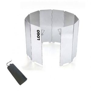 Paravientos Portátil para Estufa de Camping - Protector de Viento Plegable de Aluminio Ligero para Cocina al Aire Libre y Senderismo - Incluye - Product Image 1