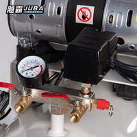 Compresseur d'air sans huile Juba Hurricane 600WX3 80L 1800W de type piston pour le travail du bois, la peinture et l'usage domestique