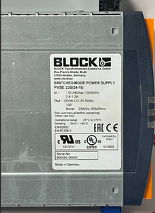 Bloc d'alimentation à découpage industriel à sortie unique 10A PVSE 230/24-10 - Product Image 3