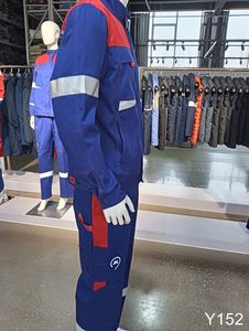 Vêtements résistants à la flamme hommes exploitation minière ignifuge combinaisons globales uniformes de sécurité vêtements de travail réfléchissants - Product Image 3