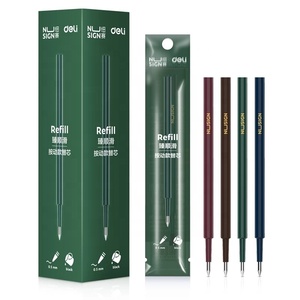 <span class=keywords><strong>Stylo</strong></span> rétractable Deli Nusign Geli, pointe fine <span class=keywords><strong>de</strong></span> 0,5 mm, encre noire, écriture fluide pour fournitures <span class=keywords><strong>de</strong></span> bureau et scolaires, papeterie - Product Image 6