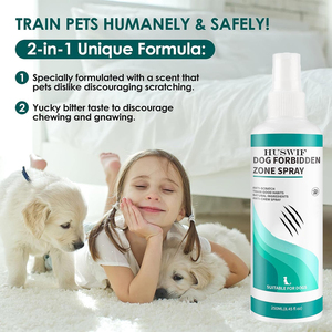 <span class=keywords><strong>Corrector</strong></span> de etiqueta privada OEM, parada sin masticar para perros y gatos, espray amargo antimasticable para entrenamiento de comportamiento de mascotas - Product Image 4