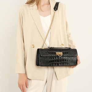 Sac à bandoulière classique en cuir véritable, motif bonbon, sac sous le bras à sangle unique, pour femme, mode hiver automne printemps <span class=keywords><strong>LOUIS</strong></span> - Product Image 3