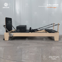 Fabricante Profesional de Cama de Pilates 3 en 1 con Núcleo de Madera de Arce, Equipo Profesional de Yoga para Gimnasio o Estudio