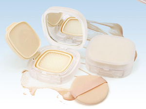 Square Magnet Flip <b>Powder</b> Box Can Hold <b>Powder</b> Puff <b>Powder</b> Box with Mirror - Product Image 2