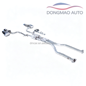 ท่อไอเสียแต่งสำหรับ Lexus RCF 5.0L ปี 2020 พร้อมปลายท่อคู่แบบดรัมคู่และวาล์วคู่ รูปทรงตัว Z ชุดท่อไอเสียแบบเงียบเพิ่มประสิทธิภาพ - Product Image 1