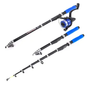 2024 Wholesale High Quality Carbon Spinning Fishing Rod Reel Combo Set Sea Fishing Combo Rod And Reel Set For Saltwater