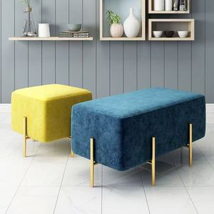 Hotel Chairs Modern Sofa Leisure Sex Lounge Chair Velvet Green Cushion Brass Gold Base Relaxation Beauty Living Room Chair - Product Image 2