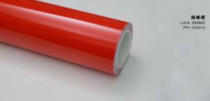 Film de protection de carrosserie de voiture en TPU anti-rayures auto-adhésif rouge, film vinyle changeant de couleur - Product Image 2