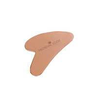 Outil de massage Gua Sha en Kansa de qualité supérieure, style médiéval, pour le visage, anti-âge et renouvellement cutané, Inde
