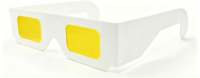 Gafas de papel 3D de cartón desechables personalizadas Hardware de VR rojo y cian de cine barato
