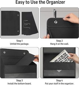 Organizador <span class=keywords><strong>de</strong></span> Puerta con 4 Bolsillos Grandes <span class=keywords><strong>para</strong></span> Armario, <span class=keywords><strong>Baño</strong></span>, Dormitorio, <span class=keywords><strong>para</strong></span> Juguetes, Cosméticos y Artículos Esenciales <span class=keywords><strong>para</strong></span> Bebés - Product Image 5