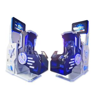 Machine de jeu d'arcade de réalité virtuelle 9D pour parc d'attractions, simulateur de montagnes russes VR 360° d'intérieur avec système de pièces, en métal - Product Image 4