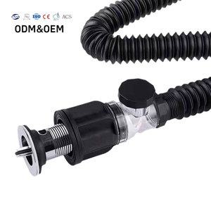 Lavabo Empotrado Moderno en Oferta, Manguera de Desagüe Retráctil Cromada, Fácil de Limpiar - Product Image 1