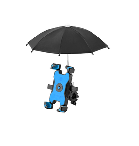 Support de téléphone portable pour vélo et scooter avec pare-soleil et protection anti-pluie, fixation sur guidon - Product Image 5