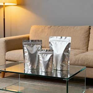 MOQ 100PCS 12*20+4CM Retort Pouch BOPP Dried Fruit Coffee Beans Resealable High for Food Packaging Bag - Product Image 1