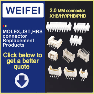 Connecteur à broches droites PHB2.0mm, double rangée, 2x3P 2x6P, connecteur de borne de carte de circuit imprimé, connecteur de carte à câble 2.0MM - Product Image 4