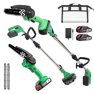 Ensemble de <span class=keywords><strong>scie</strong></span> <span class=keywords><strong>à</strong></span> <span class=keywords><strong>chaîne</strong></span> sans fil 20V Li-ion 4 pouces Mini <span class=keywords><strong>scie</strong></span> <span class=keywords><strong>à</strong></span> <span class=keywords><strong>chaîne</strong></span> 6 pouces avec 2 batteries Scies <span class=keywords><strong>à</strong></span> <span class=keywords><strong>chaîne</strong></span> sans fil avec sécurité - Product Image 1