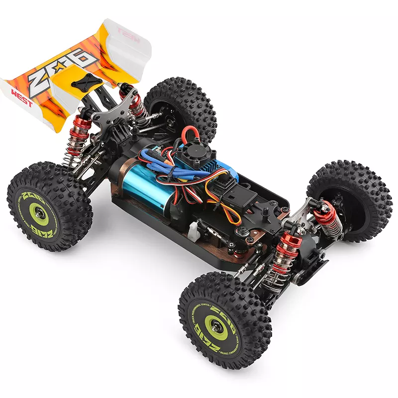 RCカー wltoys 144010と付属品 all in one WLtoys 144010 75KM/H RC Brushless Car - 4WD Off-Road Remote