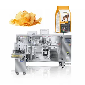 Automatic Standing Pouch Bag Popcorn Crisps Corn Potato Chips Doypack Packing Packaging Machine