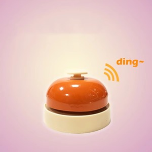 Chiamare gli ospiti il bancone del Bar per l'ordine del ristorante che suona un unico campanello del tavolo della Reception che evoca la campana dei bambini - Product Image 4