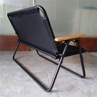 Auvent pliable siège bas plage camping et table ensemble chaise en bois d'extérieur