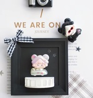 Nueva Llegada Wuwu Travel Diary Mini Blind Box Figura de Vinilo de Casa Pequeña, Mini Juguete Adorable, Adornos Decorativos, El Mejor Regalo