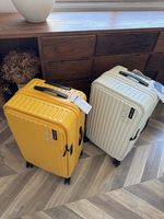 Valise trolley Hinomoto en néoprène ultra-légère et silencieuse de 28 pouces, grande capacité extensible, exportée du Japon